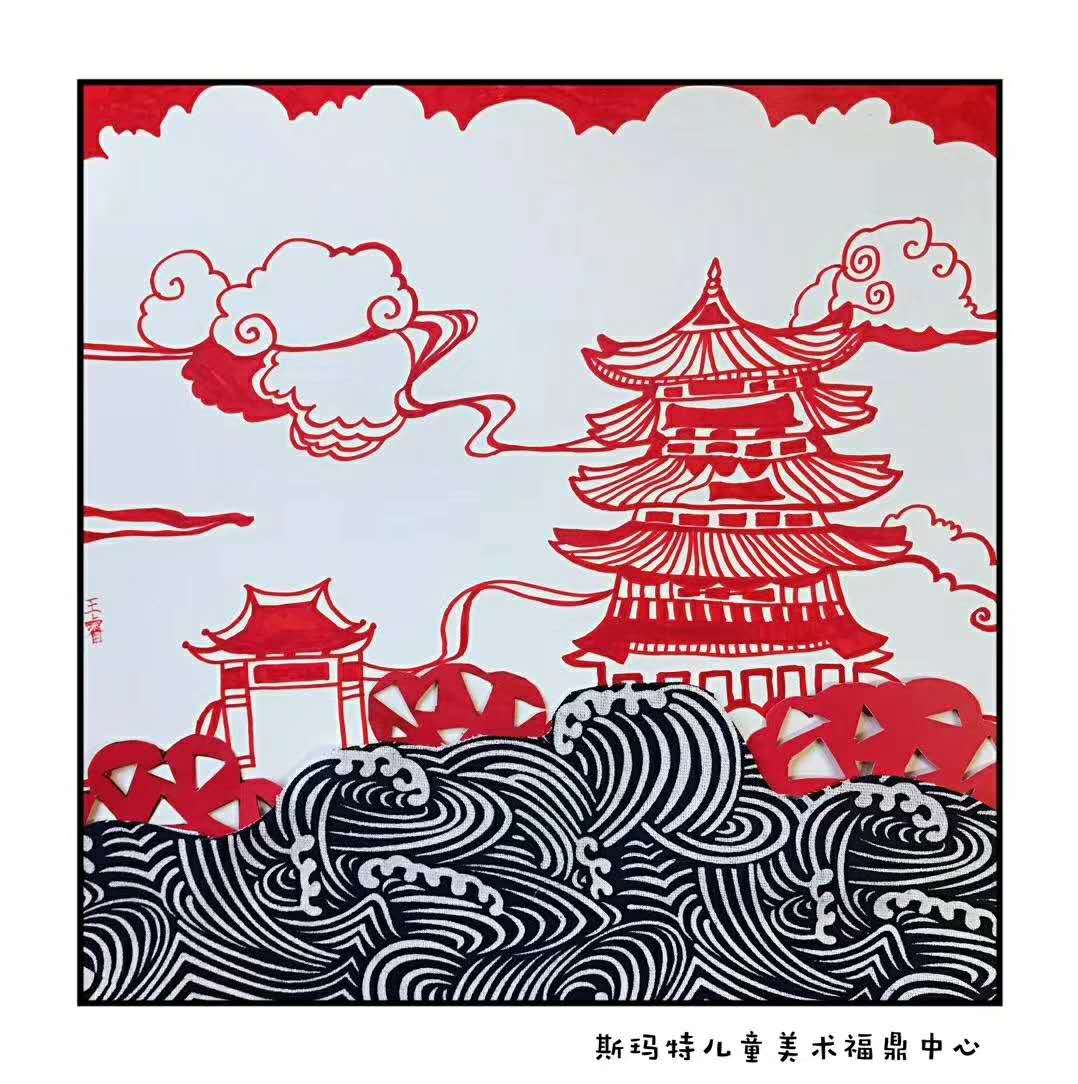 鼎点娱乐美术儿童作品
