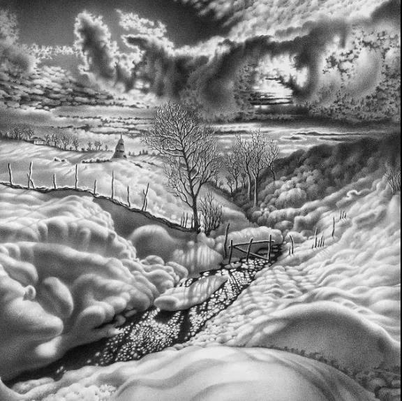 雪景限时领取，但画画，什么时候都不算晚